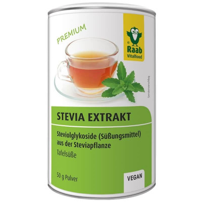 Extract Solubil de Pulbere Premium Stevia 50gr Raab foto