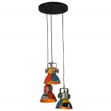 Cumpara ieftin Lampa suspendata 25 W, multicolor, 30x30x100 cm, E27