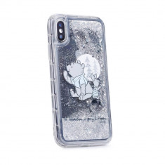 Husa cu licenta iPhone 7 / 8 Winnie The Pooh Sand Silver + Cadou - Folie Sticla Securizata foto