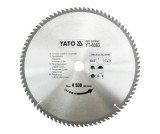 Disc fierastrau wolfram pentru lemn 350 mm x 84T YATO