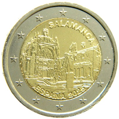 NOU - Spania moneda comemorativa 2 euro 2025 - Salamanca - UNC foto