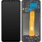 Display cu Touchscreen MP compatibil cu Samsung Galaxy A02 A022 / M02 M022, cu Rama, Negru