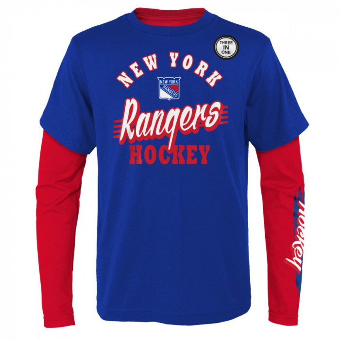 New York Rangers set tricouri de copii Two-man advantage 3 in 1 combo set - Dětsk&eacute; XL (14 - 16 let)