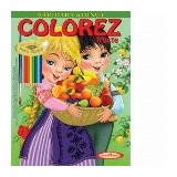 Marioara si Ionut. Colorez fructe