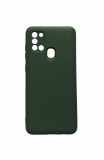 Cumpara ieftin Husa telefon compatibila cu Samsung Galaxy A21s, Verde, Cu interior de catifea, 220HT, Silicon, Carcasa