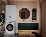 Dulap MS 2U, 65x60x199 cm, Alb