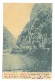 1451 - ORSOVA, Danube Kazan, Litho, Romania - old postcard - used