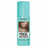 Spray Instant de Par L&#039;Oreal Paris Magic Retouch 3 Brown, 75 ml, Spray pentru Mascarea Radacinilor Crescute, Spray Camuflare Radacini, Spray Acoperire