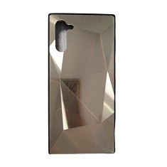 Husa silicon si acril cu textura diamant Samsung Galaxy Note 10 , Auriu