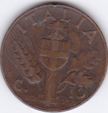 Moneda Italia 10 Centisimi 1938 - KM#74 VF+, Europa