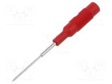 Terminal de măsurare Hirschmann T&amp;M 1A 60V DC 30V AC v&acirc;rf 1mm roșu