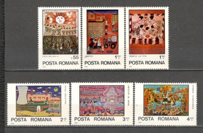 Romania.1979 Anul international al copilului-Desene de copii ZR.617