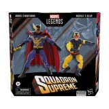 Squadron Supreme Marvel Legends Set 2 figurine articulate Marvel's Nighthawk &amp; Marvel's Blur 15 cm