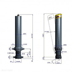 Cilindru Basculare Hyva 70526580 FC A169-5-07130-000-K0343