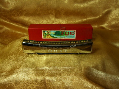 Muzicuta Hohner Echo, colectie, cadou, vintage foto