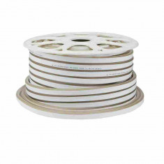 Banda neon flex galben, 8w/m, 6*12mm, 2835, 12V, IP65