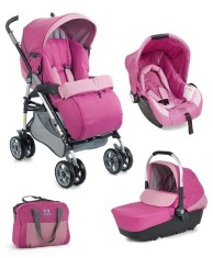 Carucior 3in1 D1 Trio-roz,