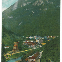 5458 - Baile HERCULANE, Panorama, Romania - old postcard - unused