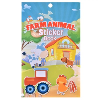 Set Autocolante Animale Ferma, 396 Bucăți, Multicolor foto