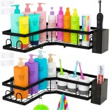 Corner bathroom shelf - set of 2 Ruhhy 27092