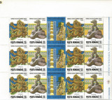 Romania, LP 1360a/1994, Exp. Filatelica romano-chineza, fragment de coala, MNH, Nestampilat
