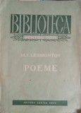 Poeme Mihail Lermontov - Editura Cartea Rusa 1955, Colectia BPT, 152 pagini