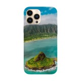 Husa compatibila cu Apple iPhone 14 Pro Max model Small island, Silicon, TPU, Viceversa, Transparent, Carcasa