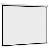 Ecran de proiectie manual 100 inch 4:3 Cabletech, alb, 200x150cm, perete