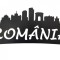 Decoratiune metalic pe perete Sigla Romania