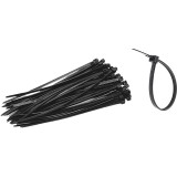 Cumpara ieftin Coliere din plastic, negre, 2.5 x 150 mm, 100 buc / set