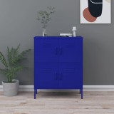 VidaXL Dulap de depozitare, bleumarin, 80x35x101,5 cm, oțel
