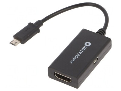 Adaptor HDMI la Micro USB B 0,16m foto