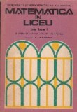 Matematica in Liceu - Culegere de articole metodice si stiintifice, Partea I