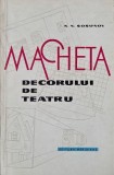 Macheta decorului de teatru - N. N. Sosunov