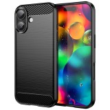 Husa iPhone 17 Asteroid GSM Carbon Silicone, negru
