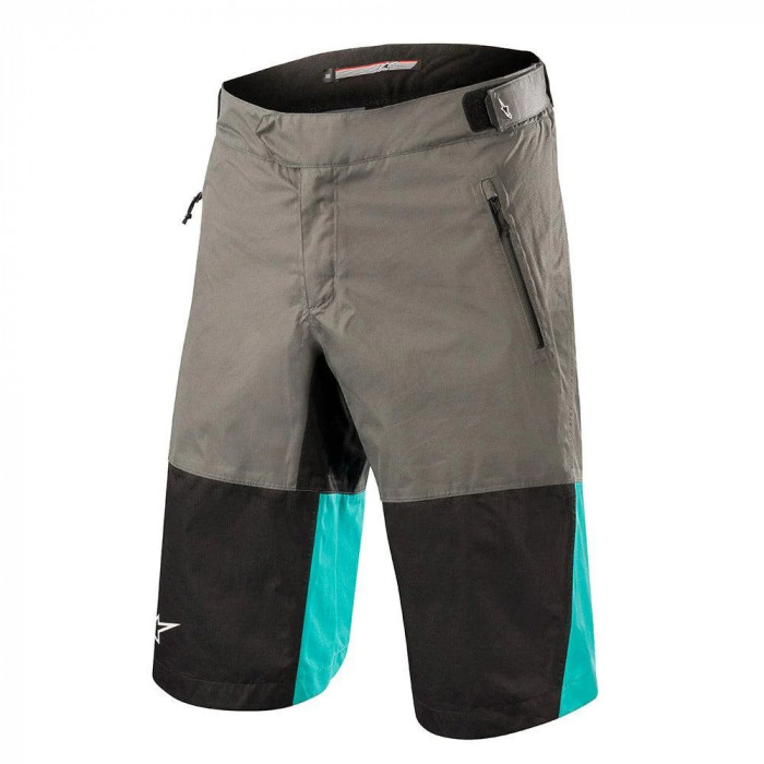Pantaloni Moto Scurti Alpinestars Tahoe Wp Shorts, Gri/Negru/Albastru, Marime 38
