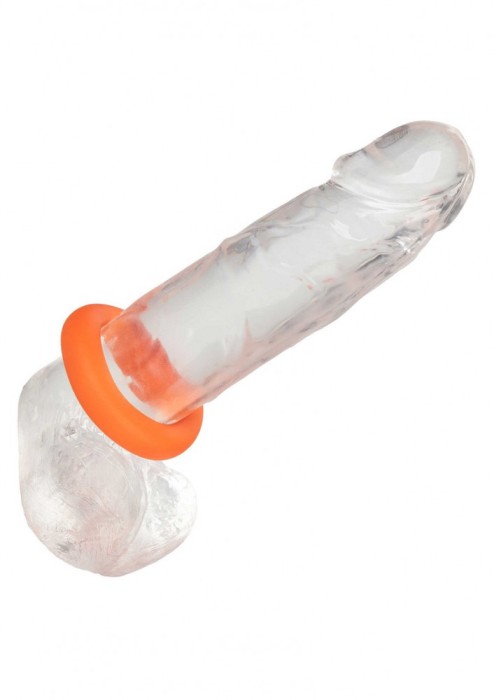 Inel Penis Alpha Prolong Large, Silicon Lichid, Portocaliu
