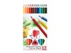 Creioane colorate Ico Arici triunghiulare 12/set