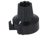 Buton de precizie negru 6mm &Oslash;22,8x23,1mm