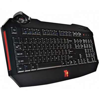 Tastatura ThermalTake Tt eSports Challenger , Gaming , Iluminare LED , Negru foto