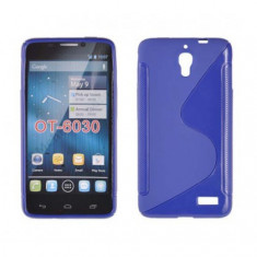 Husa Silicon S-Line Alcatel One Touch Idol 6030 (San Remo) Blue