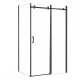 Cabină de duș asimetrică Bold-in 80x100 cm fără tavă de duș