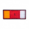 Stop LED Auto 12V/24V, 55 SMD, 342x145mm, Lampa Spate Universala, Rezistent la Apa IP66