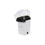 Aparat pentru facut popcorn Floria ZLN9044, BPA FREE, capacitate 60 de grame, 1200W, Alb