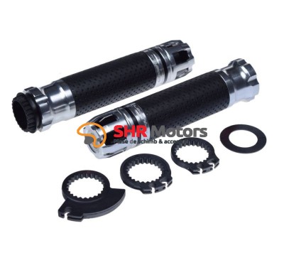 Set mansoane Leoshi 658 Titanium negru cu gri foto