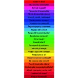 Sticker Scari - Mesaje motivationale - 25 folii de 10x100 cm