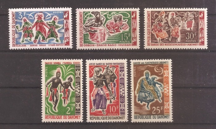 Dahomey 1964 - Dansuri regionale, MNH