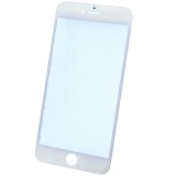 Geam Sticla cu Rama si Polarizator iPhone 6S Plus Alb - Inlocuire Ecran Premium