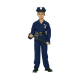 Costum carnaval politist american pentru copii 9-10 ani (130/140 cm)