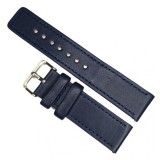 Cumpara ieftin Curea Ceas Piele Bleumarin cu telescoape Quick Release 18mm 20mm 22mm